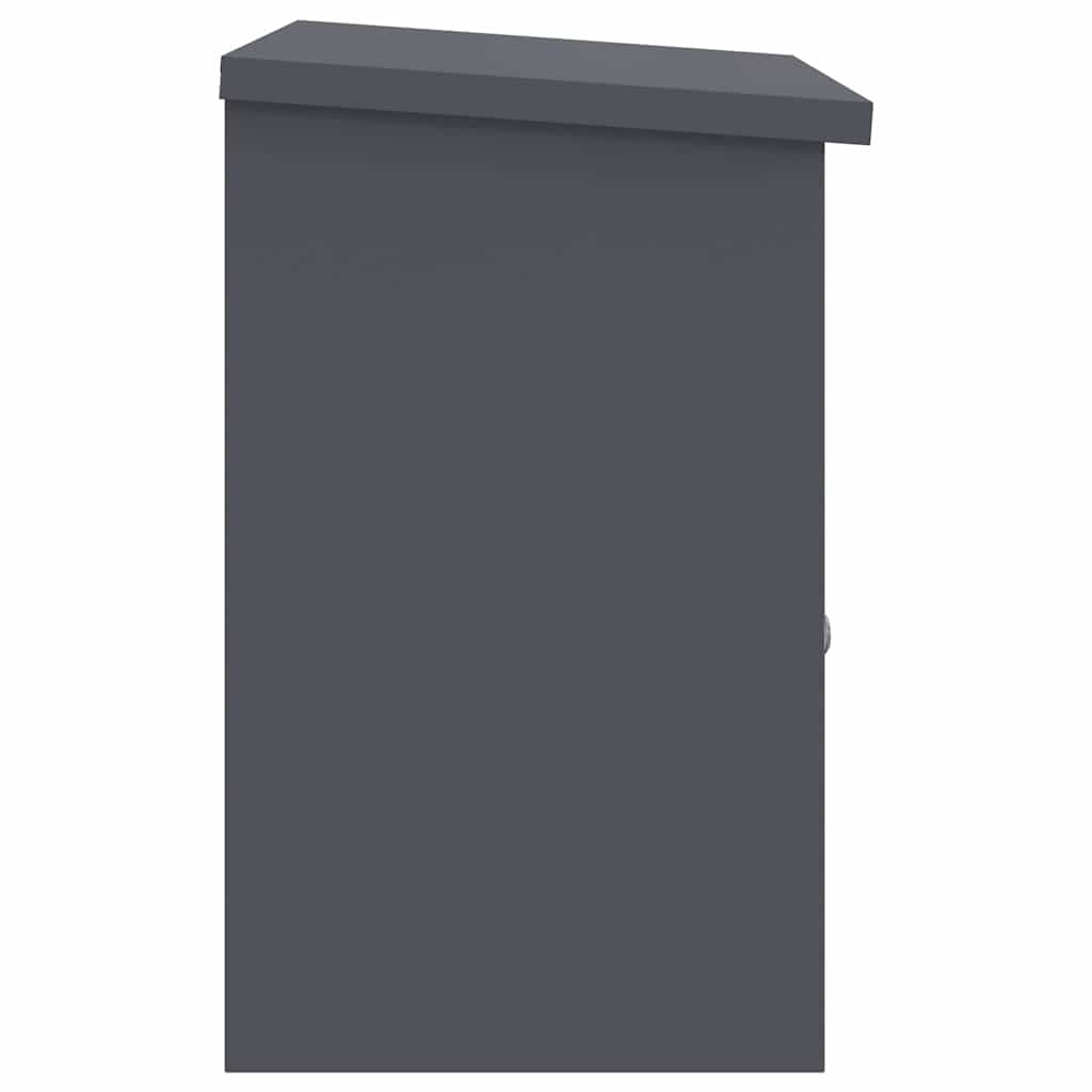 Paketdrop-Box Anthrazit 44 x 35 x 59 cm Stahl
