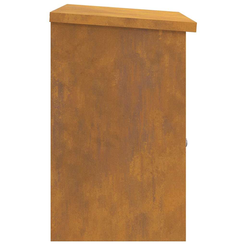 Paketdrop-Box Rostig 44 x 35 x 59 cm