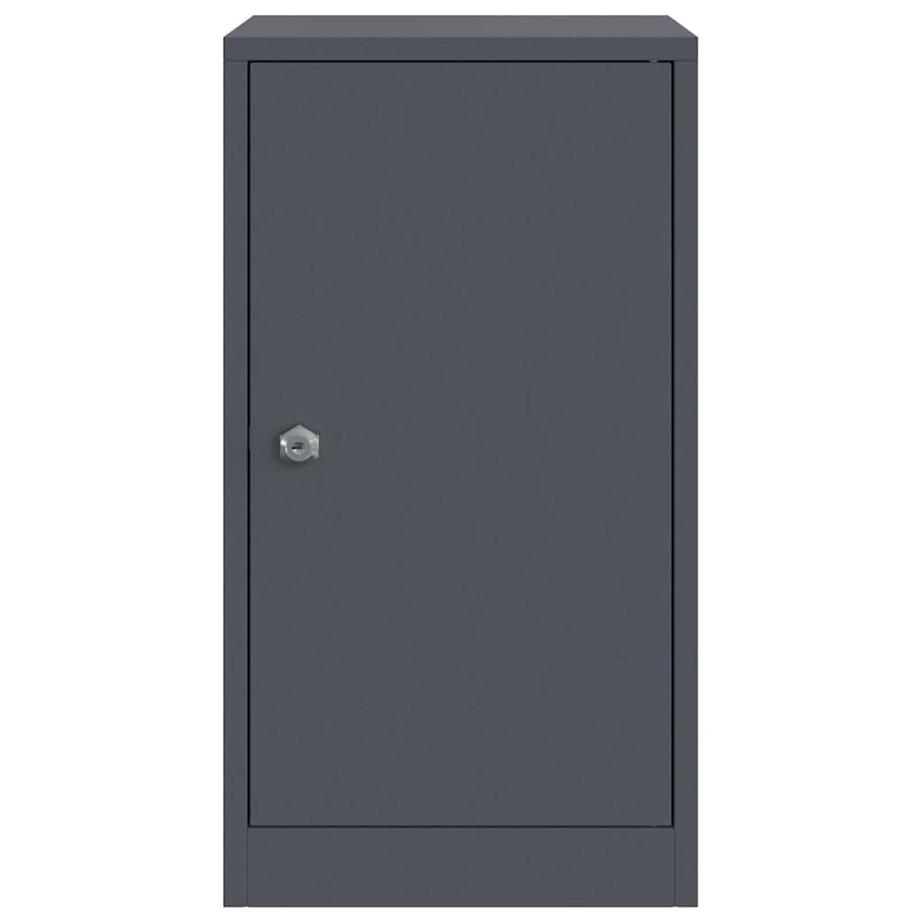 Briefkasten Anthrazit 30 x 23 x 55 cm Stahl