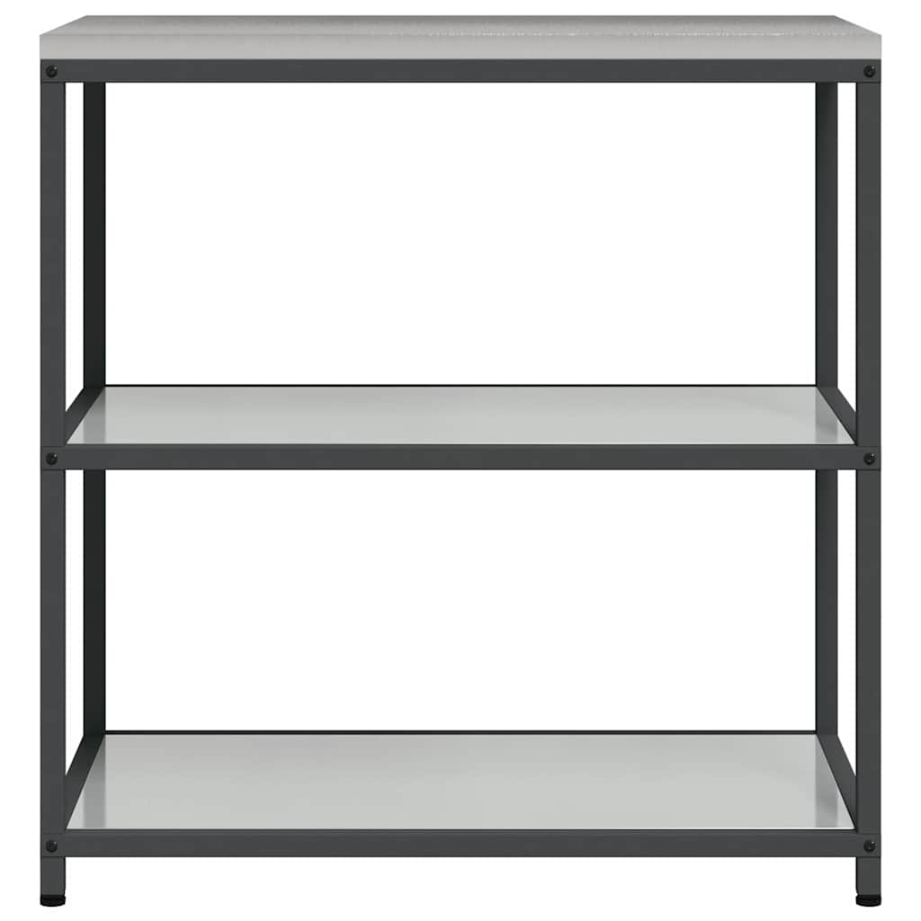 Küchenlageregal mit Regal Silber Galvanisierter Stahl