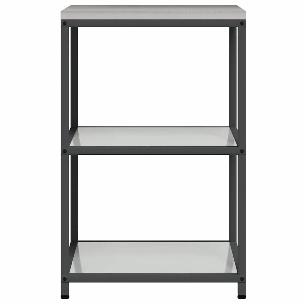 Küchenlageregal mit Regal Silber Galvanisierter Stahl