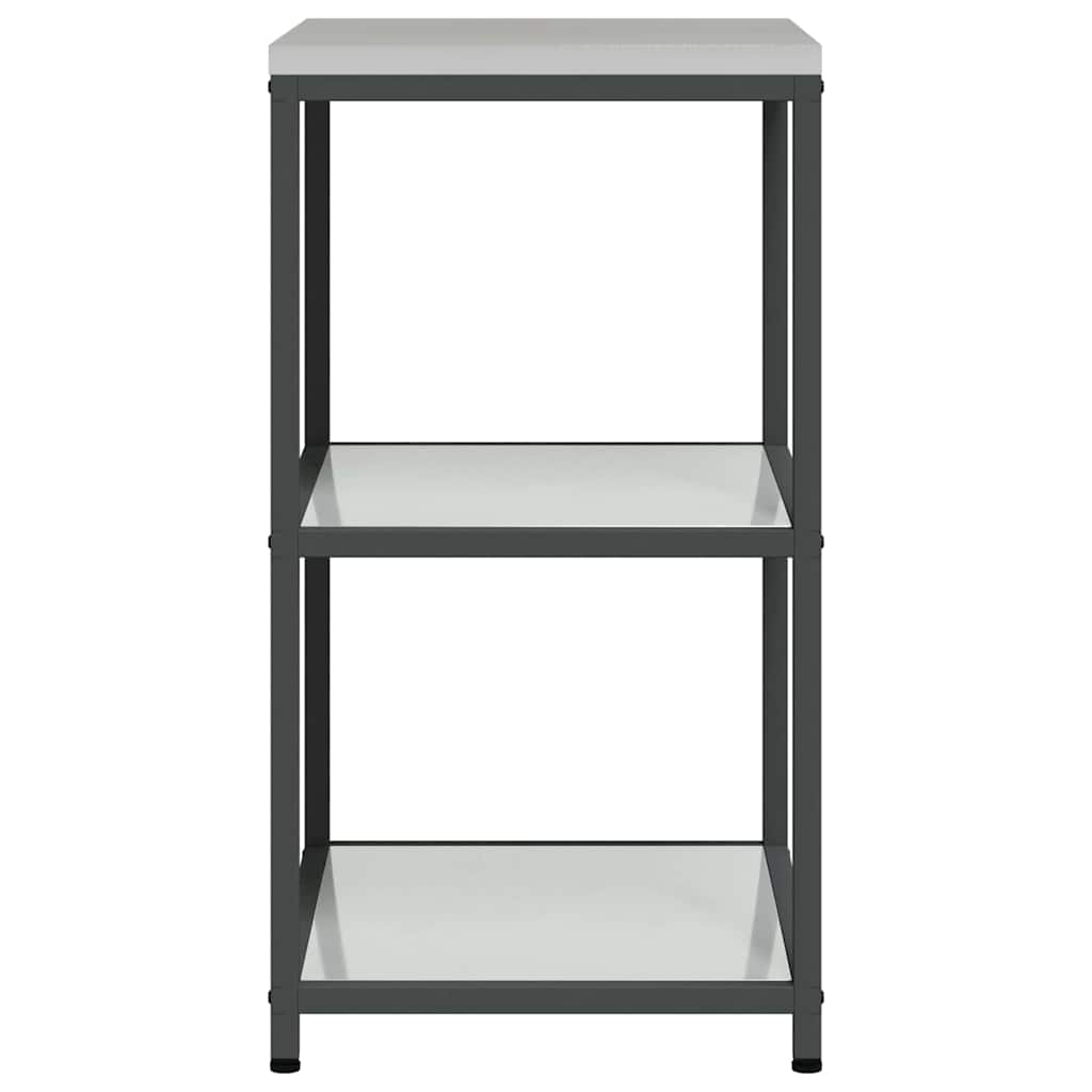Küchenlageregal mit Regal Silber Galvanisierter Stahl