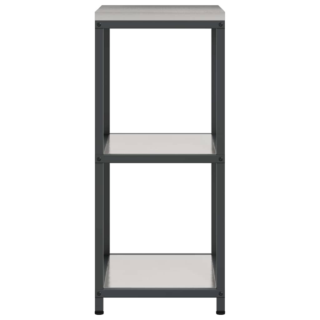 Küchenlageregal mit Regal mit Speicher Silber Edelstahl