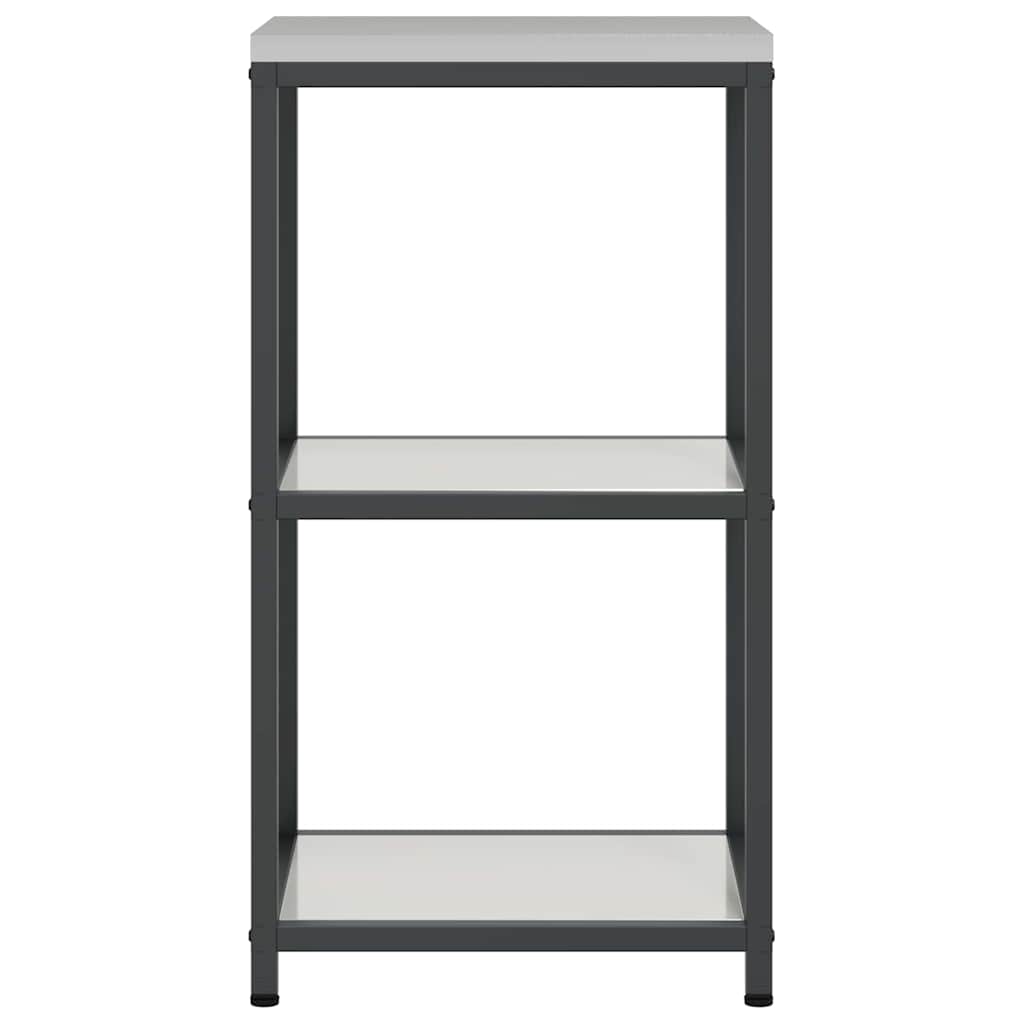 Küchenlageregal mit Regal Silber Galvanisierter Stahl
