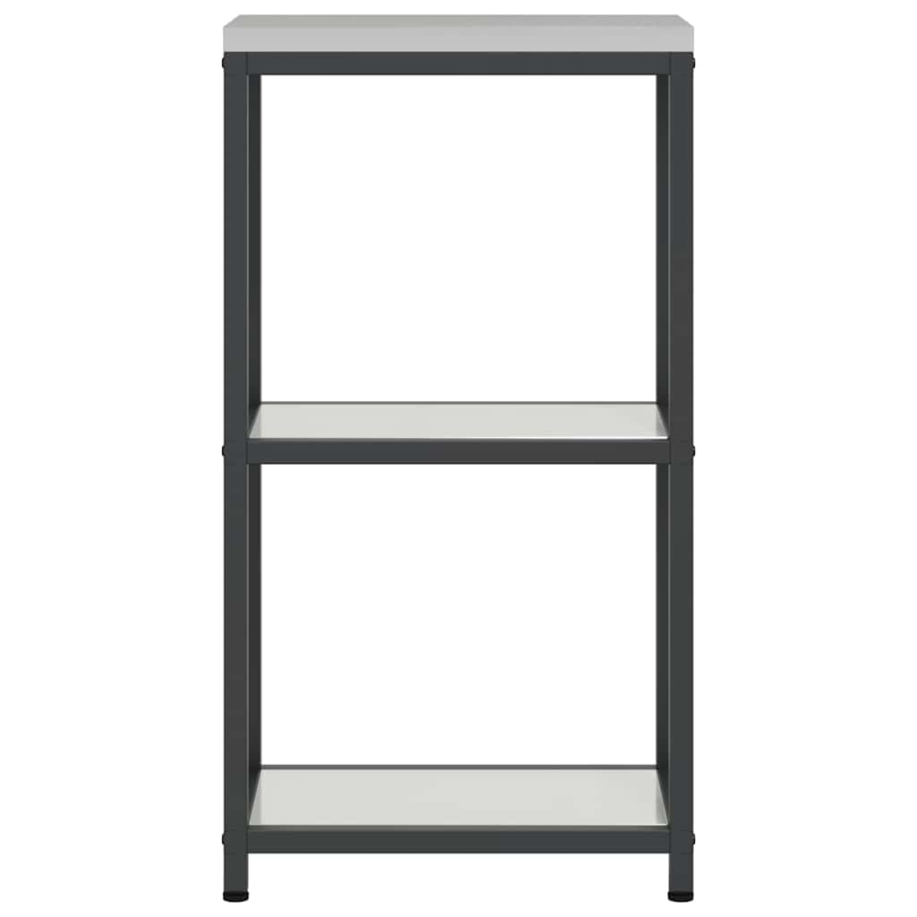 Küchenlageregal mit Regal Silber Galvanisierter Stahl
