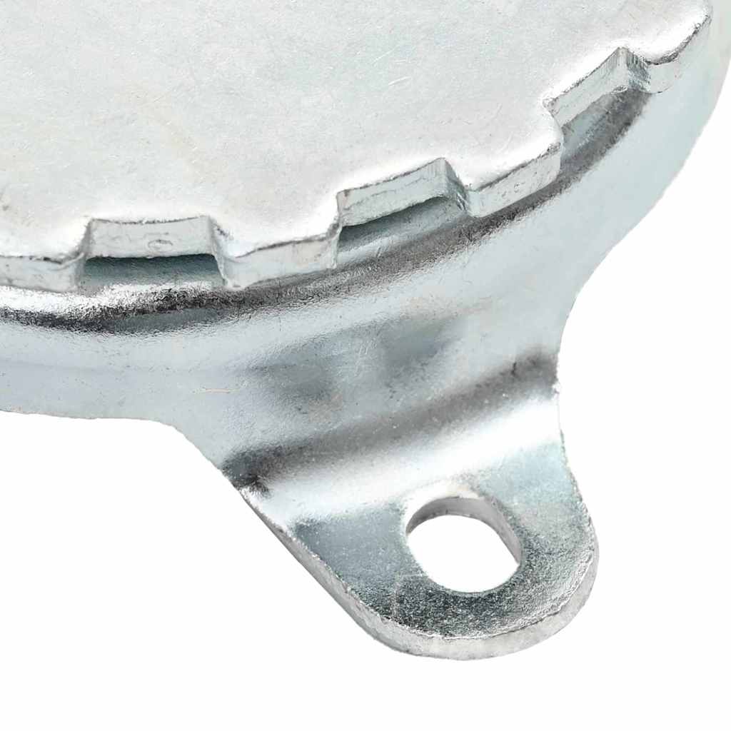 360-Grad Schwenkpedal Silber 21,5 x 14 x 6 cm Stahl