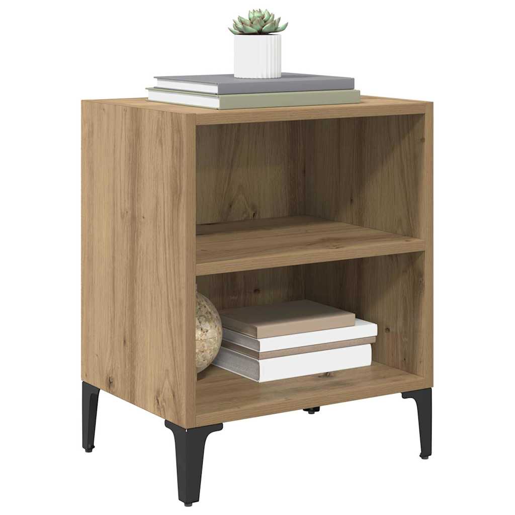 Nachttisch Eiche handwerklich 40 x 30 x 50 cm Holzwerkstoff
