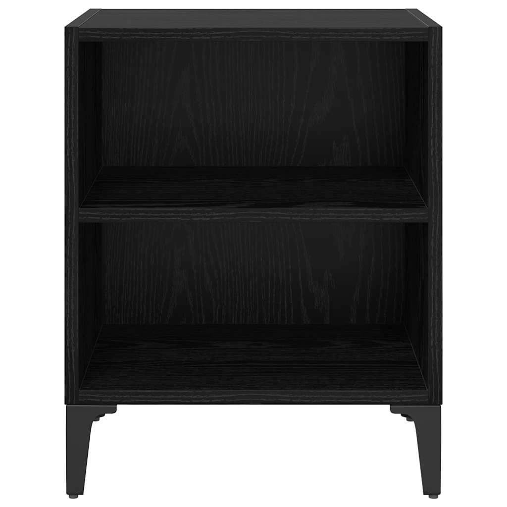 Nachttisch 2 pcs Schwarze Eiche 40 x 30 x 50 cm Holzwerkstoff