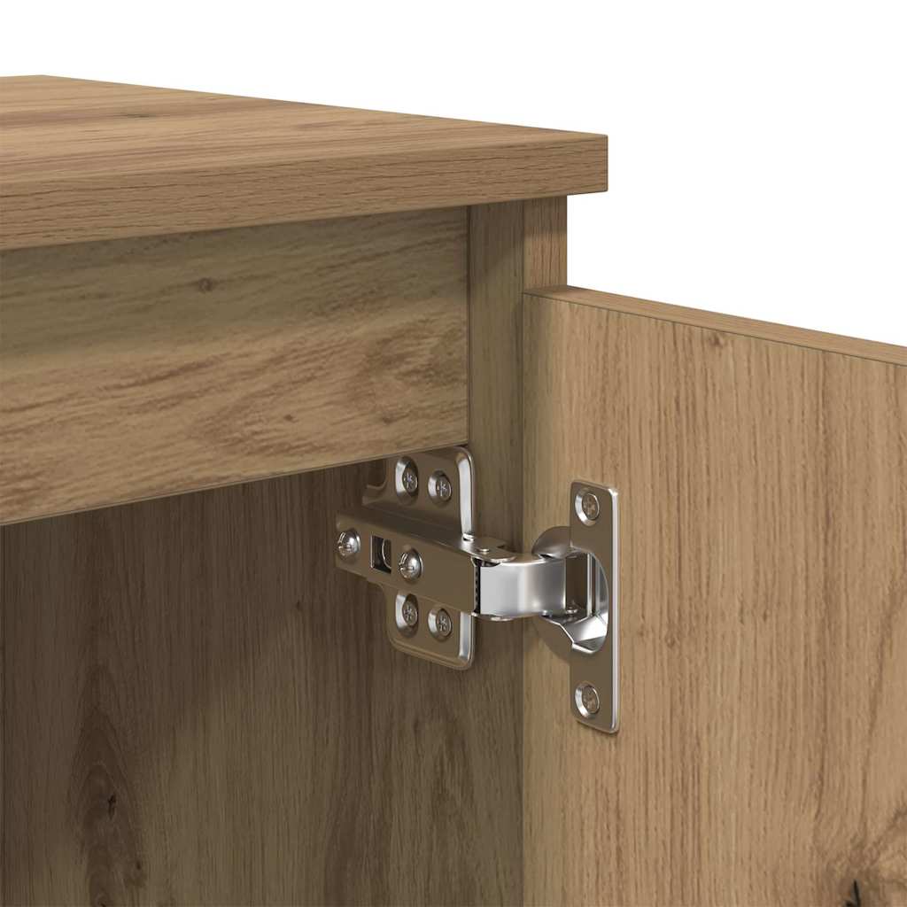 Nachttisch Eiche handwerklich 40 x 30 x 50 cm Holzwerkstoff