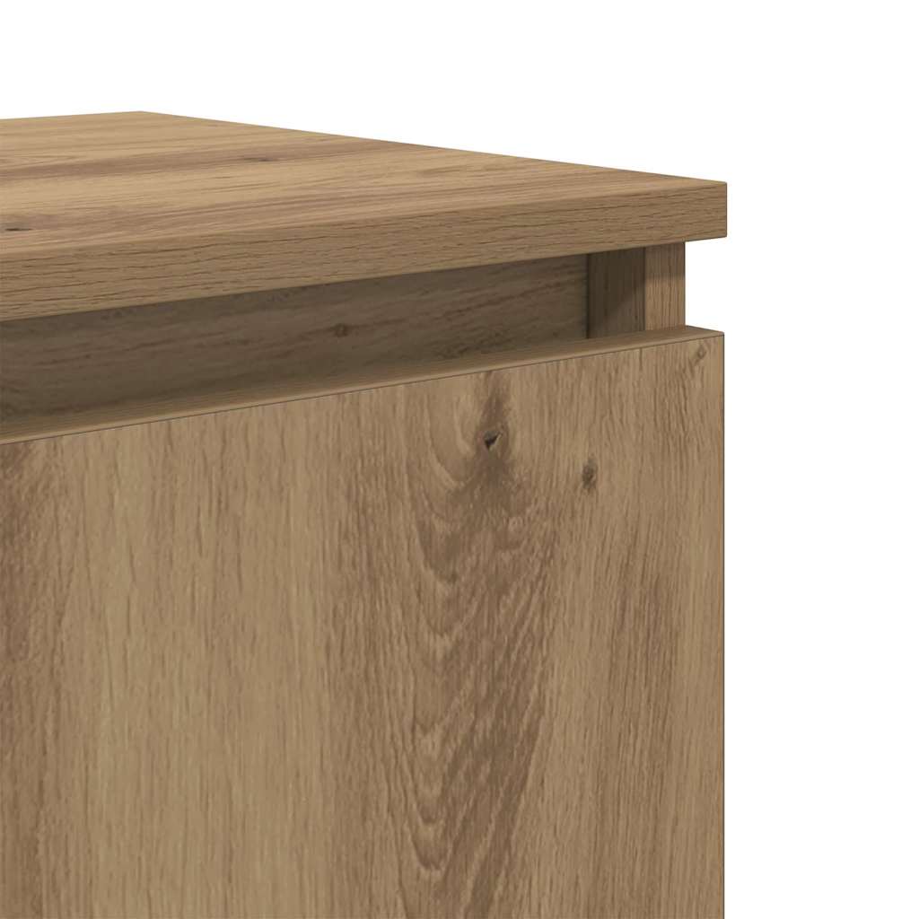 Nachttisch Eiche handwerklich 40 x 30 x 50 cm Holzwerkstoff