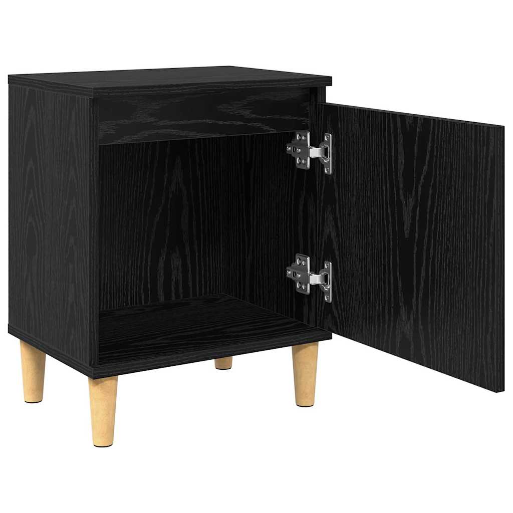Nachttisch Schwarze Eiche 40 x 30 x 50 cm Holzwerkstoff