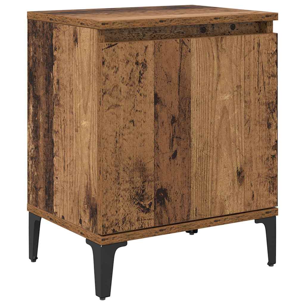 Nachttisch Altholz 40 x 30 x 50 cm Holzwerkstoff