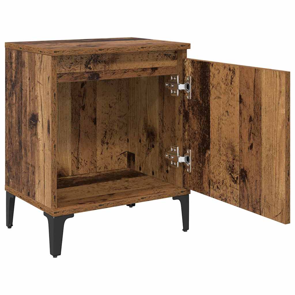 Nachttisch Altholz 40 x 30 x 50 cm Holzwerkstoff