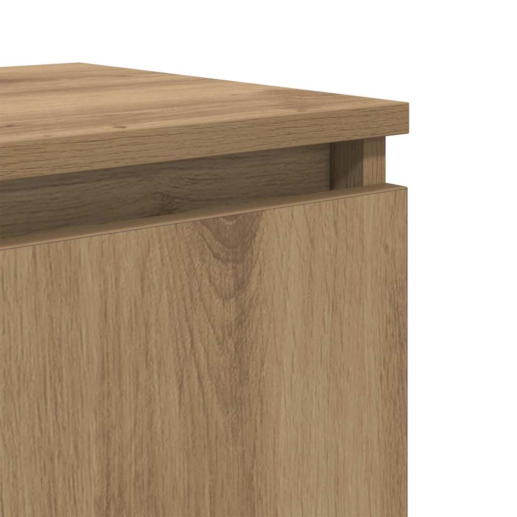 Nachttisch Eiche handwerklich 40 x 30 x 50 cm Holzwerkstoff