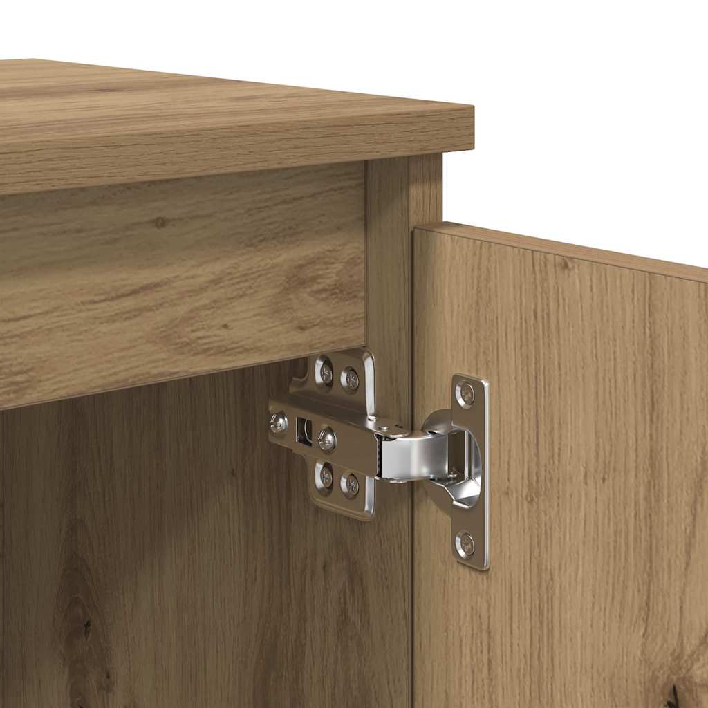Nachttisch Eiche handwerklich 40 x 30 x 50 cm Holzwerkstoff