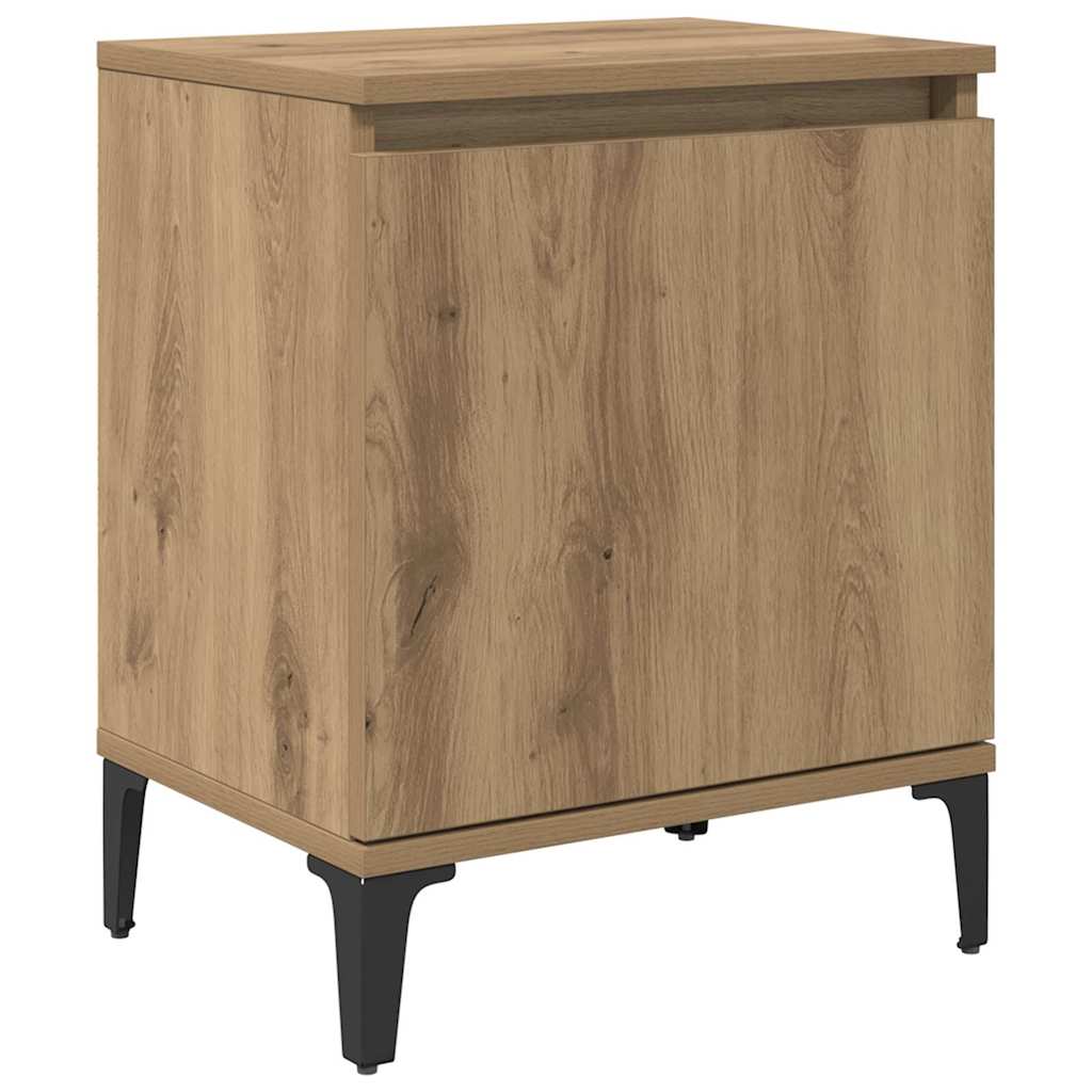 Nachttisch Eiche handwerklich 40 x 30 x 50 cm Holzwerkstoff