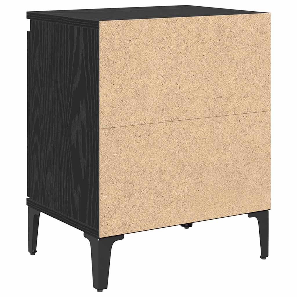 Nachttisch Schwarze Eiche 40 x 30 x 50 cm Holzwerkstoff