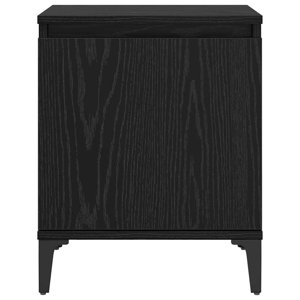 Nachttisch Schwarze Eiche 40 x 30 x 50 cm Holzwerkstoff