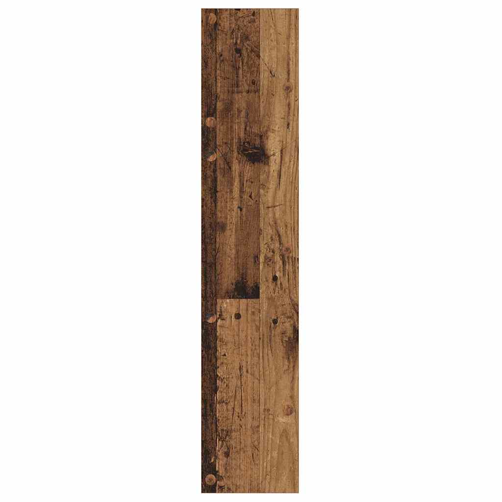 Wandschuhschränke mit Regal 2 pcs Altholz Holzwerkstoff