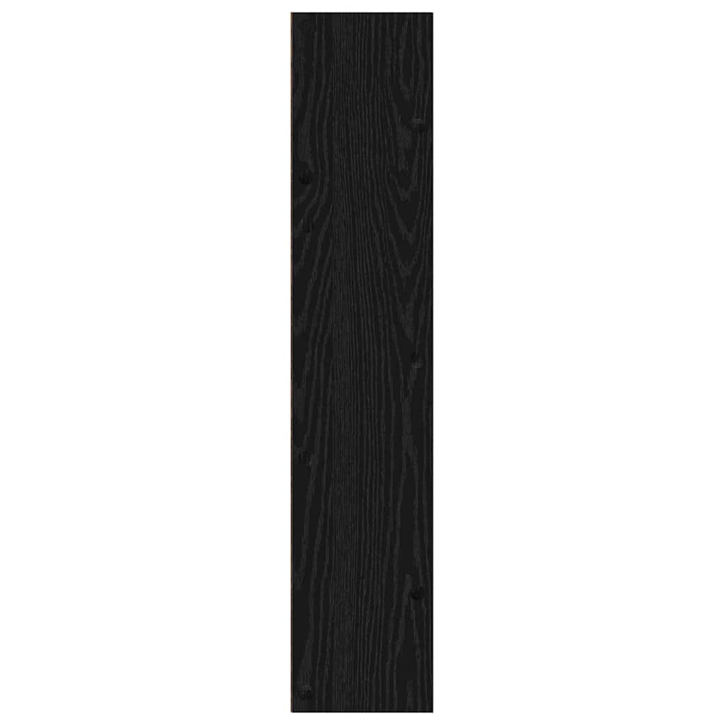 Wandschuhschränke mit Regal Schwarze Eiche Holzwerkstoff
