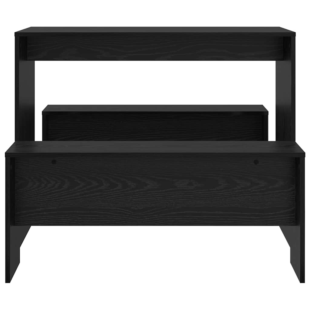 Essgruppe 2 pcs Schwarze Eiche 97 x 47 x 75 cm Holzwerkstoff