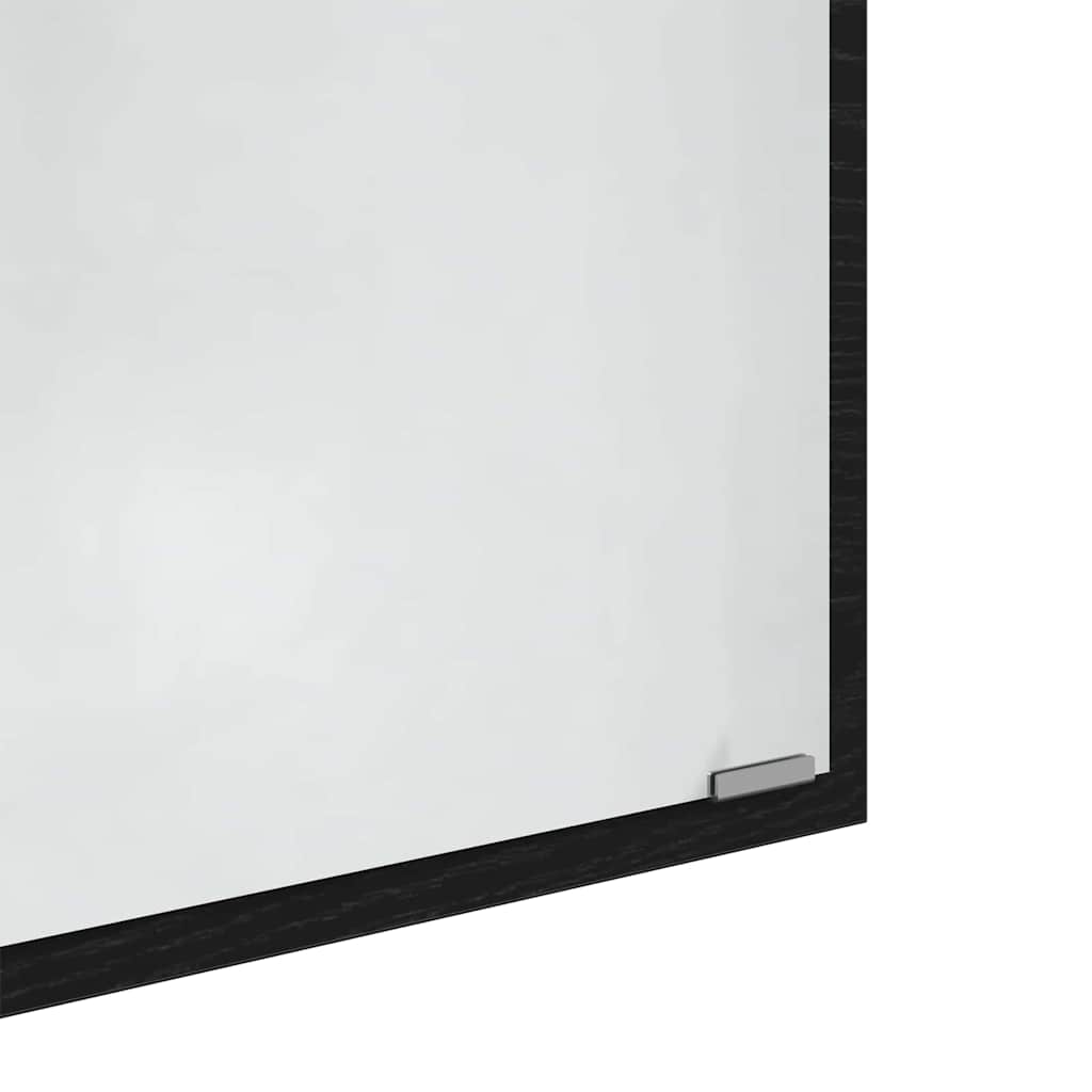 LED Badezimmer Spiegel Schwarze Eiche 40 x 8.5 x 37 cm