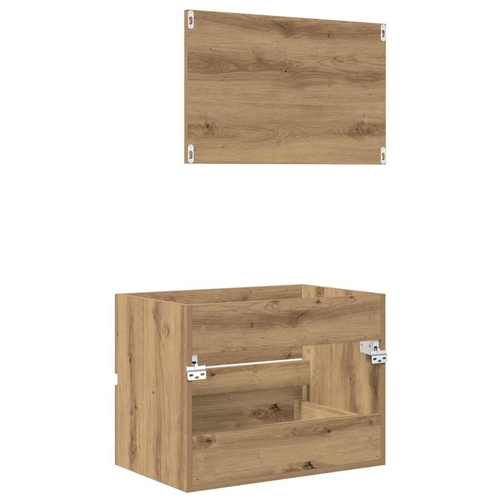 Badezimmermöbelset 2 pcs Artisan Eiche 57 x 37 x 45 cm