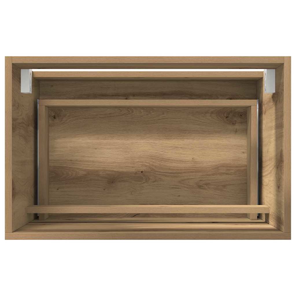 Badezimmermöbelset 2 pcs Artisan Eiche 57 x 37 x 45 cm