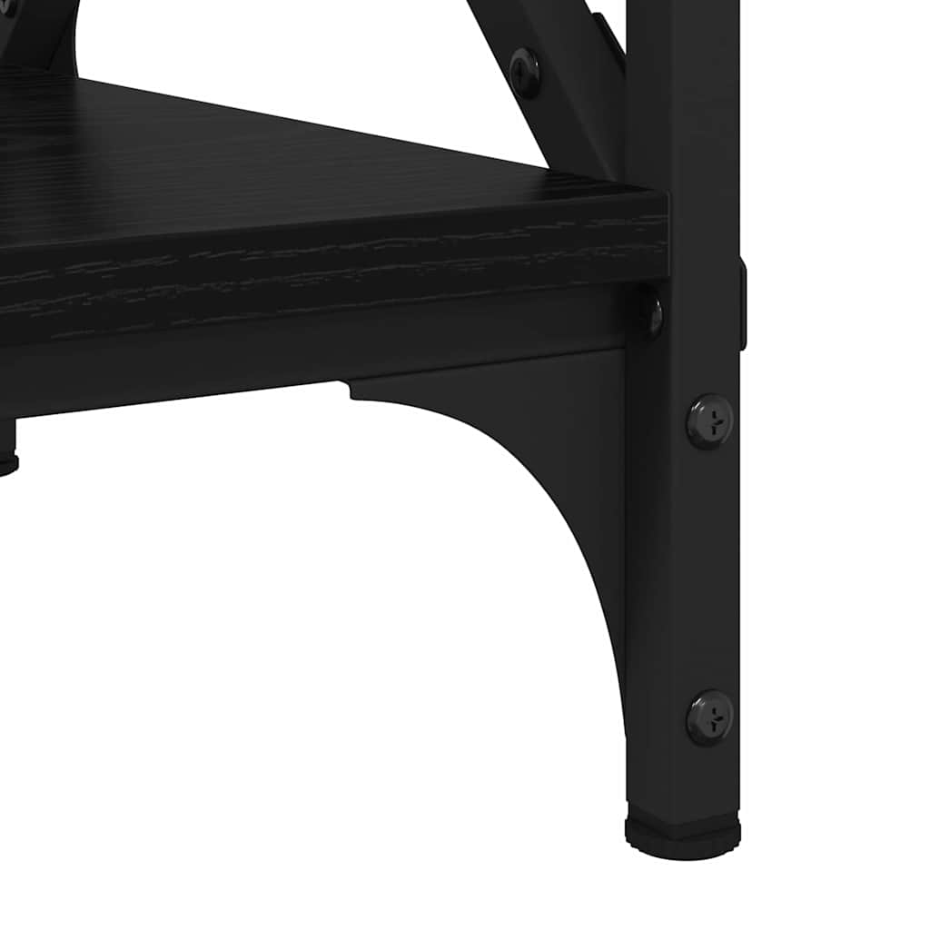 Couchtisch Schwarze Eiche 80 x 45 x 45.5 cm Holzwerkstoff