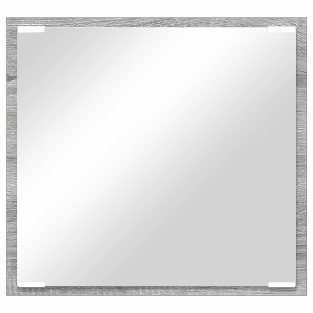 LED Badezimmer Spiegel Graues Sonoma 40 x 8.5 x 37 cm