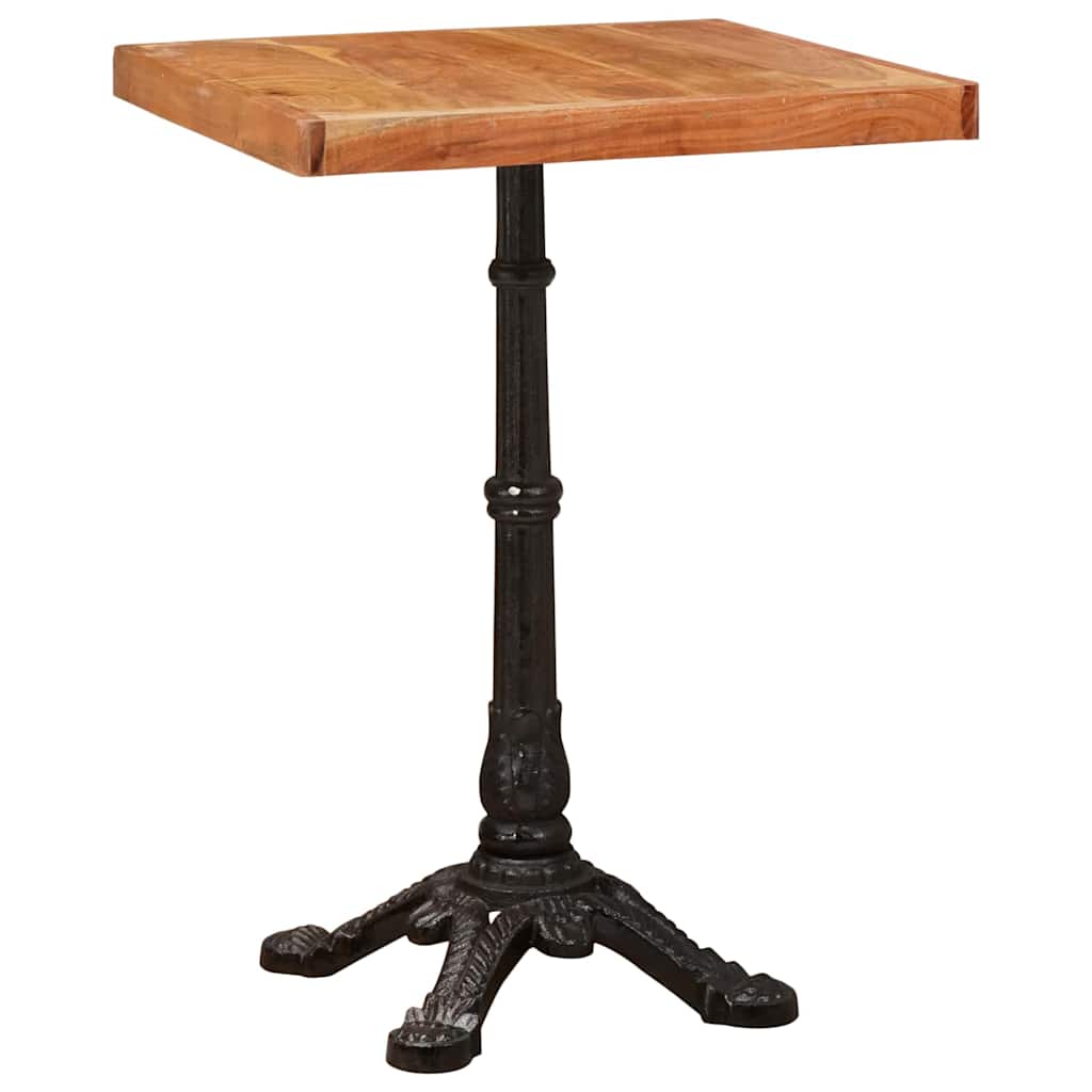 Bistrotisch Braun 50 x 50 x 76 cm Akazie Massivholz