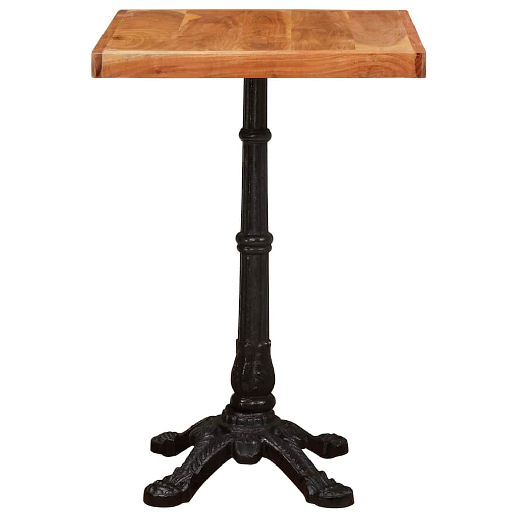Bistrotisch Braun 50 x 50 x 76 cm Akazie Massivholz