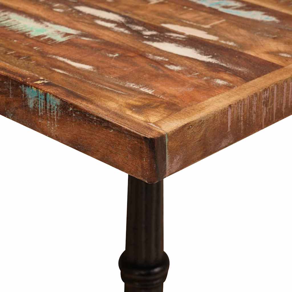 Bistrotisch Braun 50 x 50 x 76 cm recyceltes Massivholz