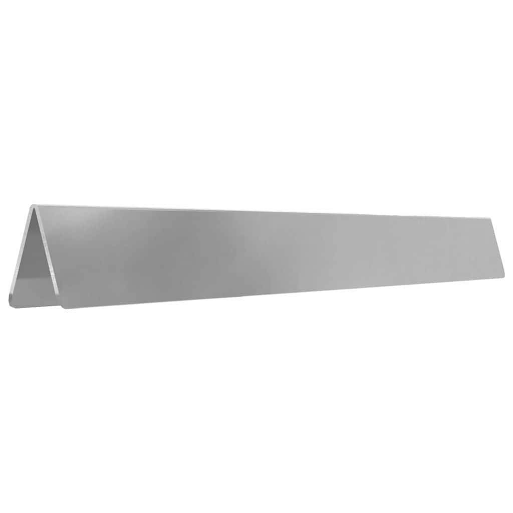 Rasenrand Silber 450 x 10 cm Verzinkter Stahl