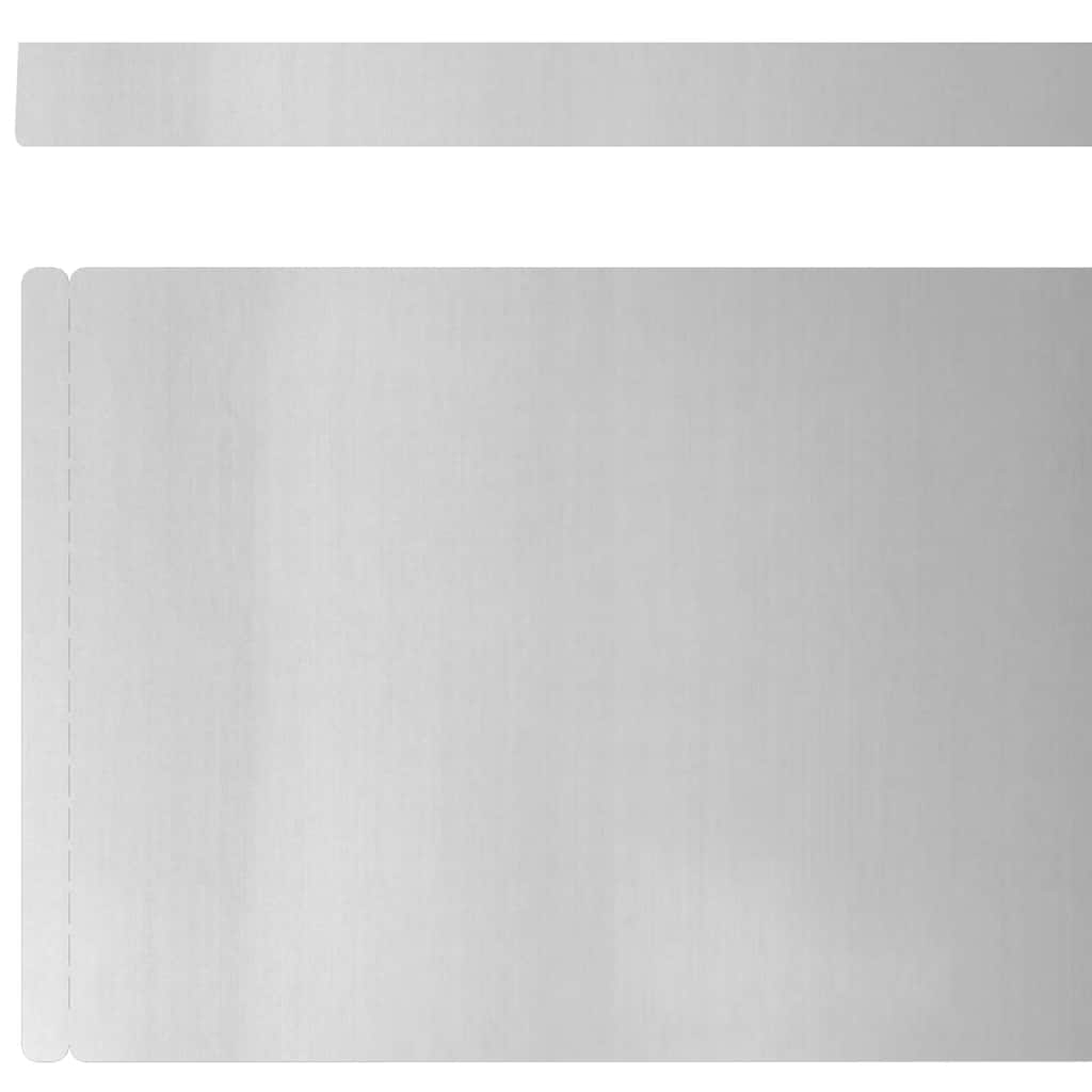 Rasenrand Silber 450 x 15 cm Verzinkter Stahl