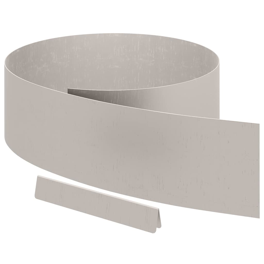 Rasenrand 4 pcs Rostig 450 x 20 cm Witterungsbeständiger Stahl