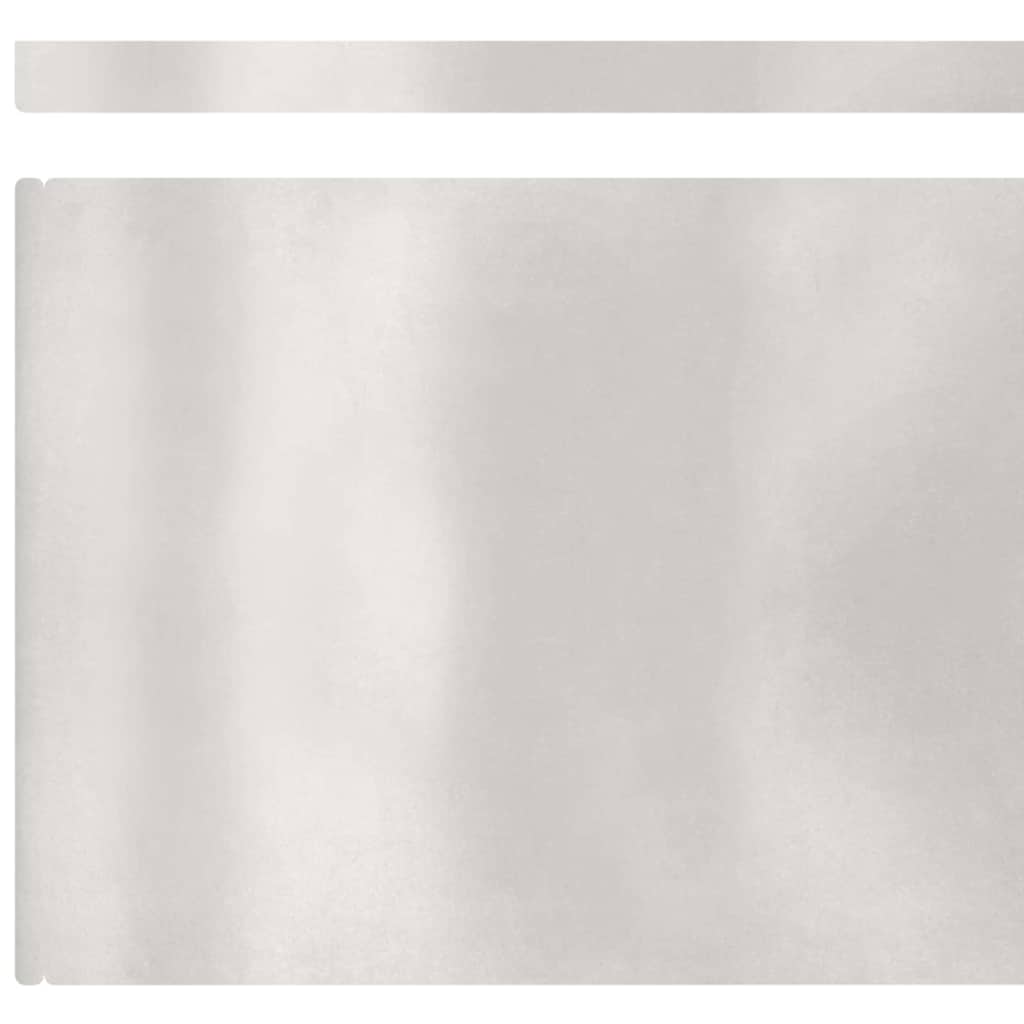 Rasenrand Silber 450 x 25 cm Edelstahl
