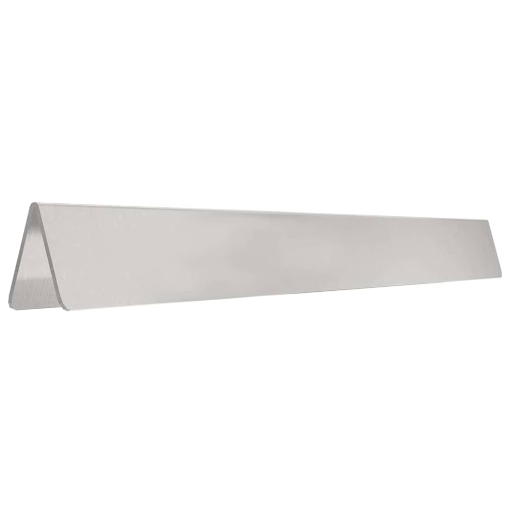 Rasenrand Silber 450 x 25 cm Edelstahl