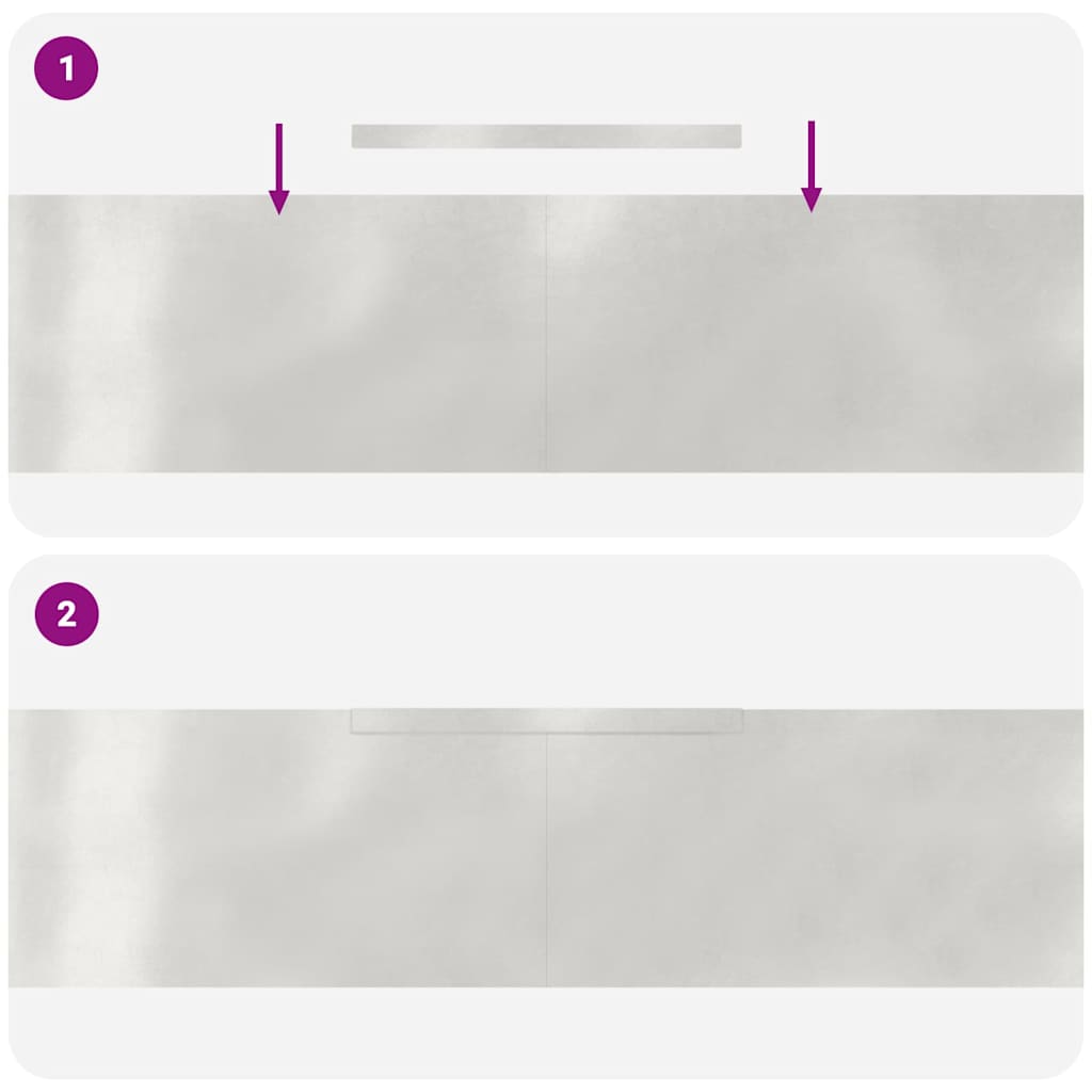 Rasenrand 4 pcs Silber 450 x 25 cm Edelstahl