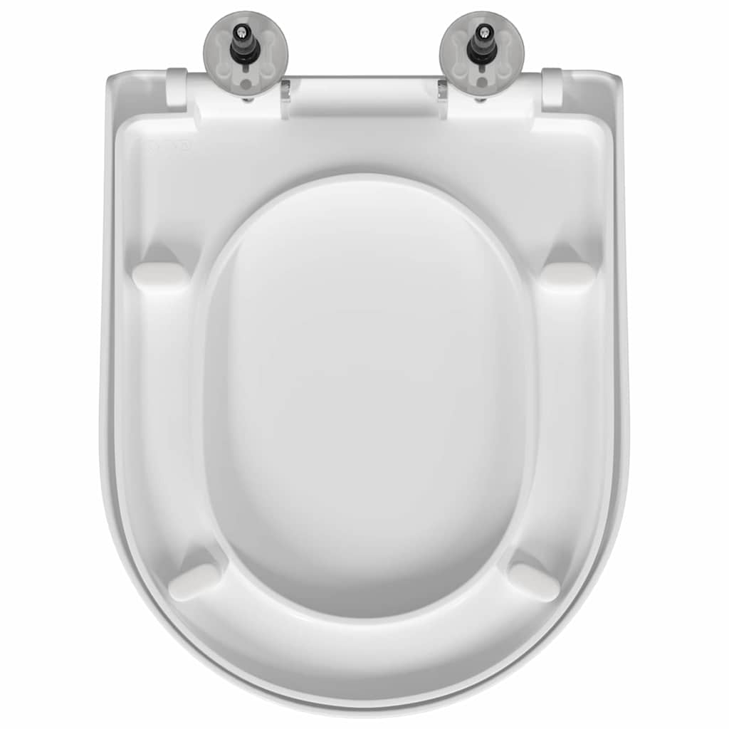 Toilettensitz Weiß 48 x 36,5 x 4,5 cm Polypropylen