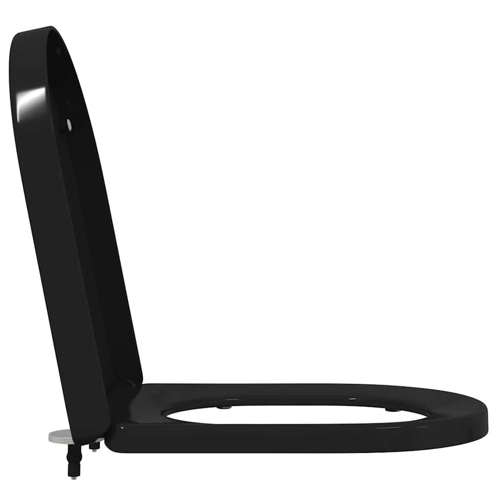 Toilettensitz Schwarz 48 x 36,5 x 4,5 cm Polypropylen
