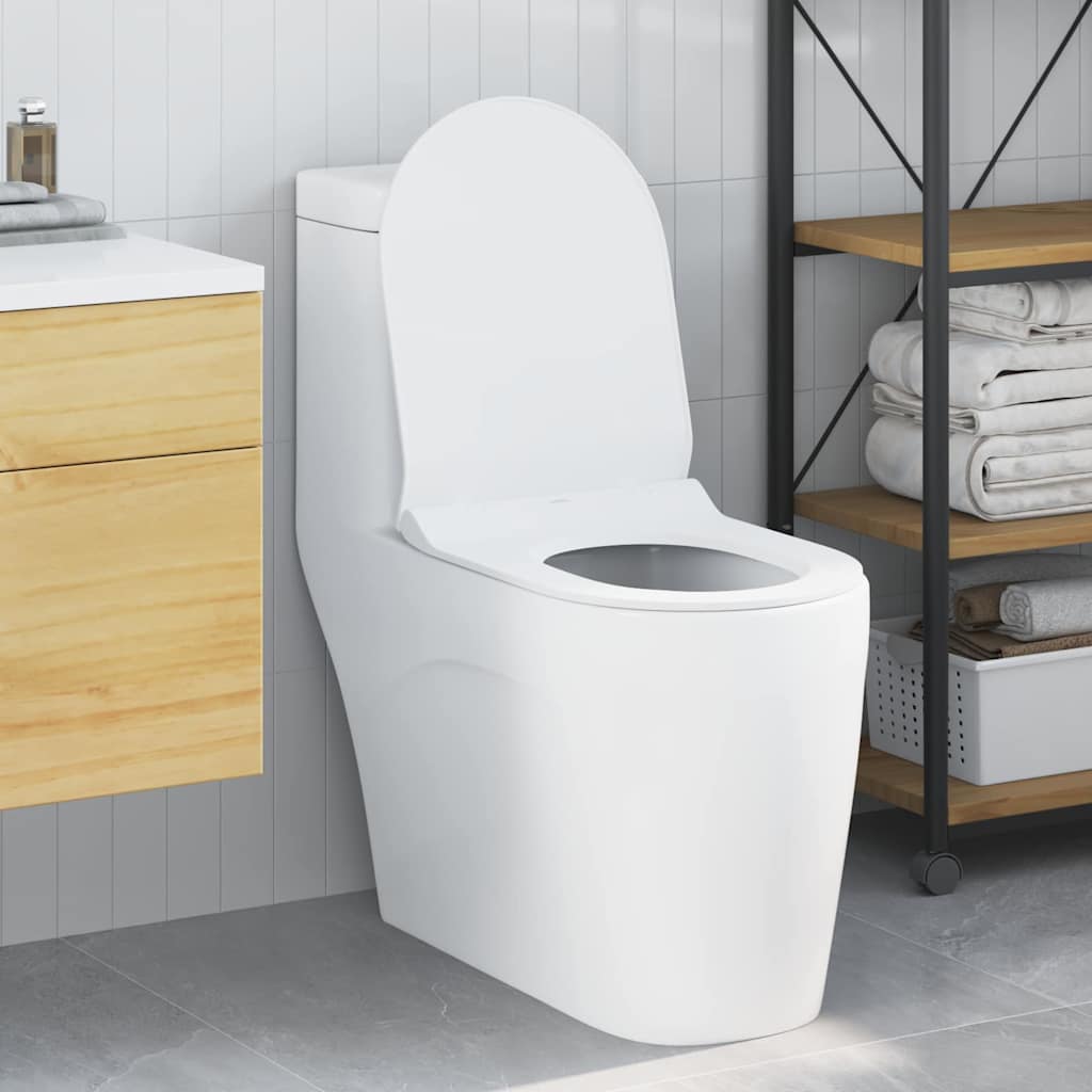 Toilettensitz Weiß 48,5 x 36 x 5 cm Polypropylen