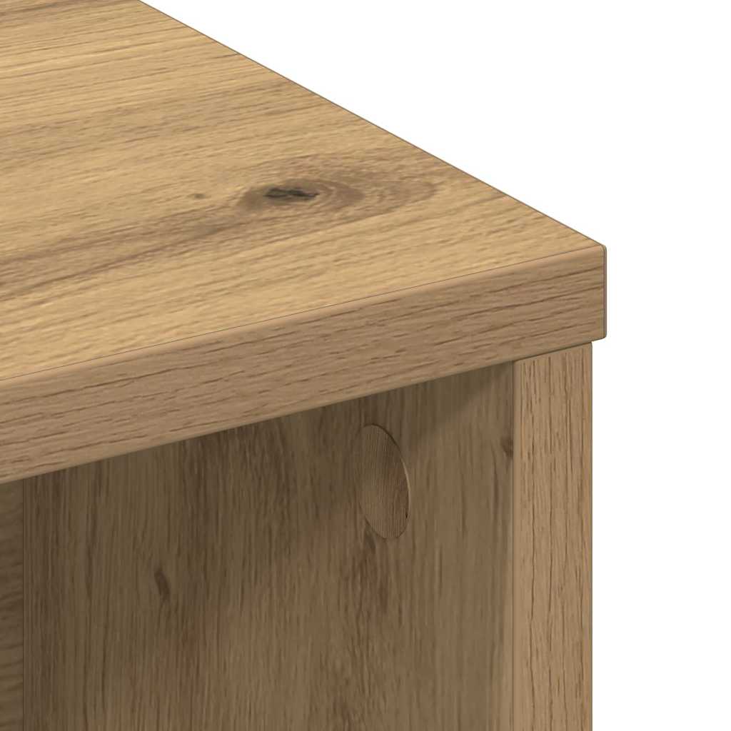Kopfteil Schrank Eiche handwerklich 220 x 19 x 101.5 cm
