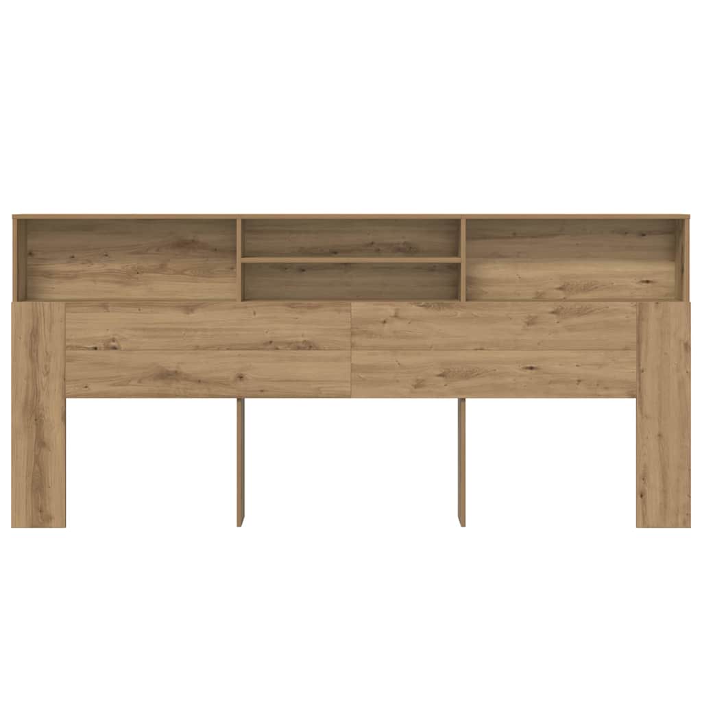 Kopfteil Schrank Eiche handwerklich 220 x 19 x 101.5 cm