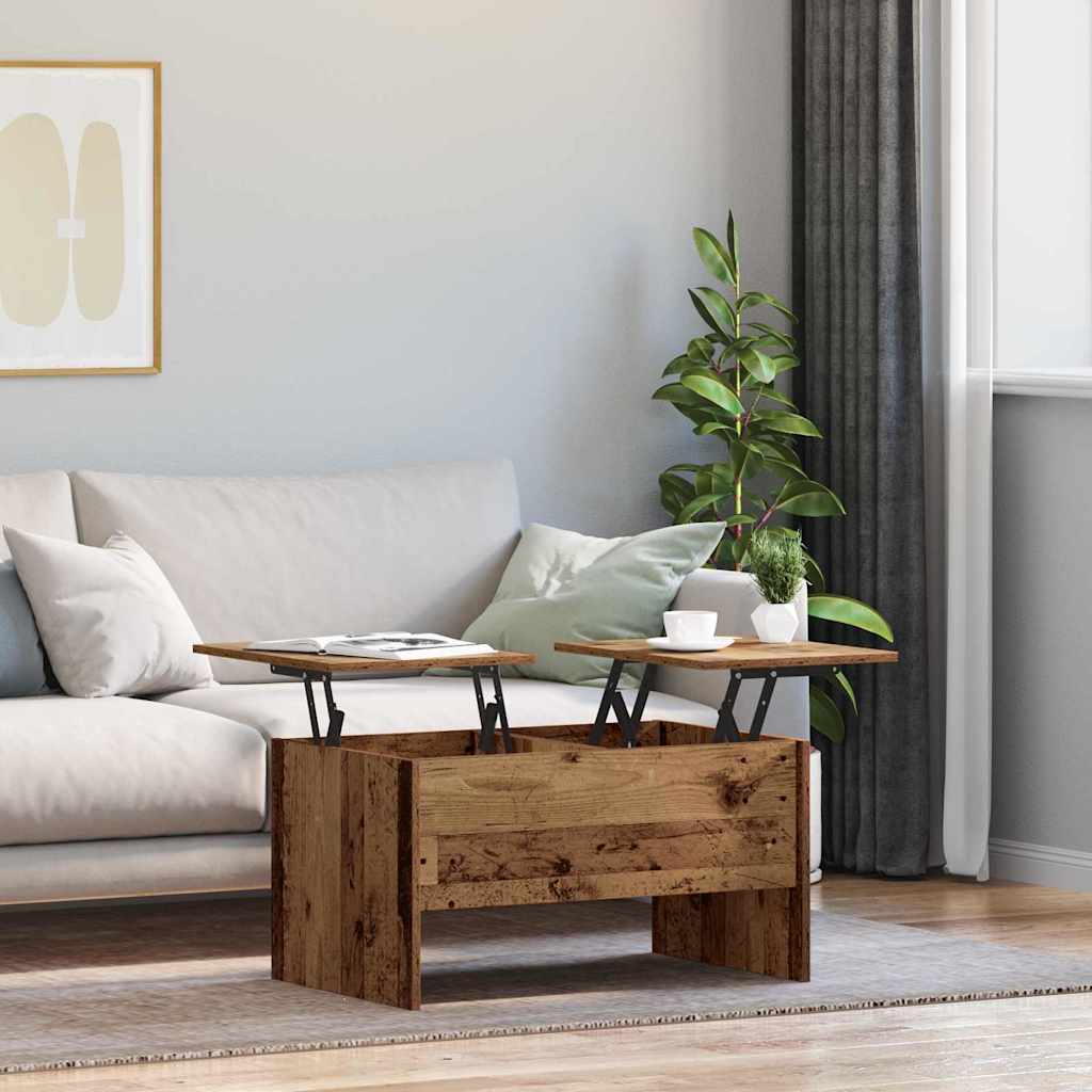Couchtisch Altholz 80 x 50,5 x 42,5 cm Holzwerkstoff