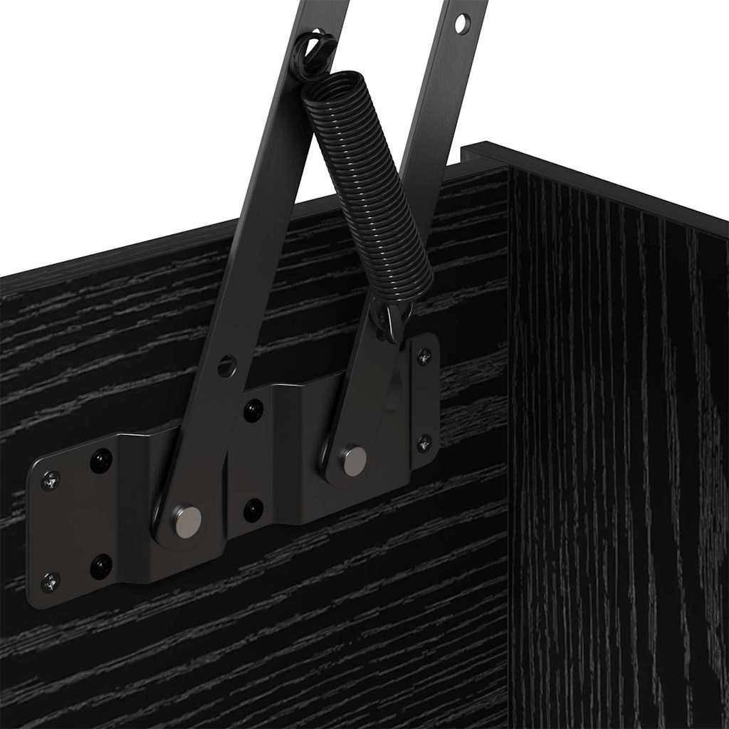 Couchtisch Schwarze Eiche 80 x 50,5 x 42,5 cm Holzwerkstoff