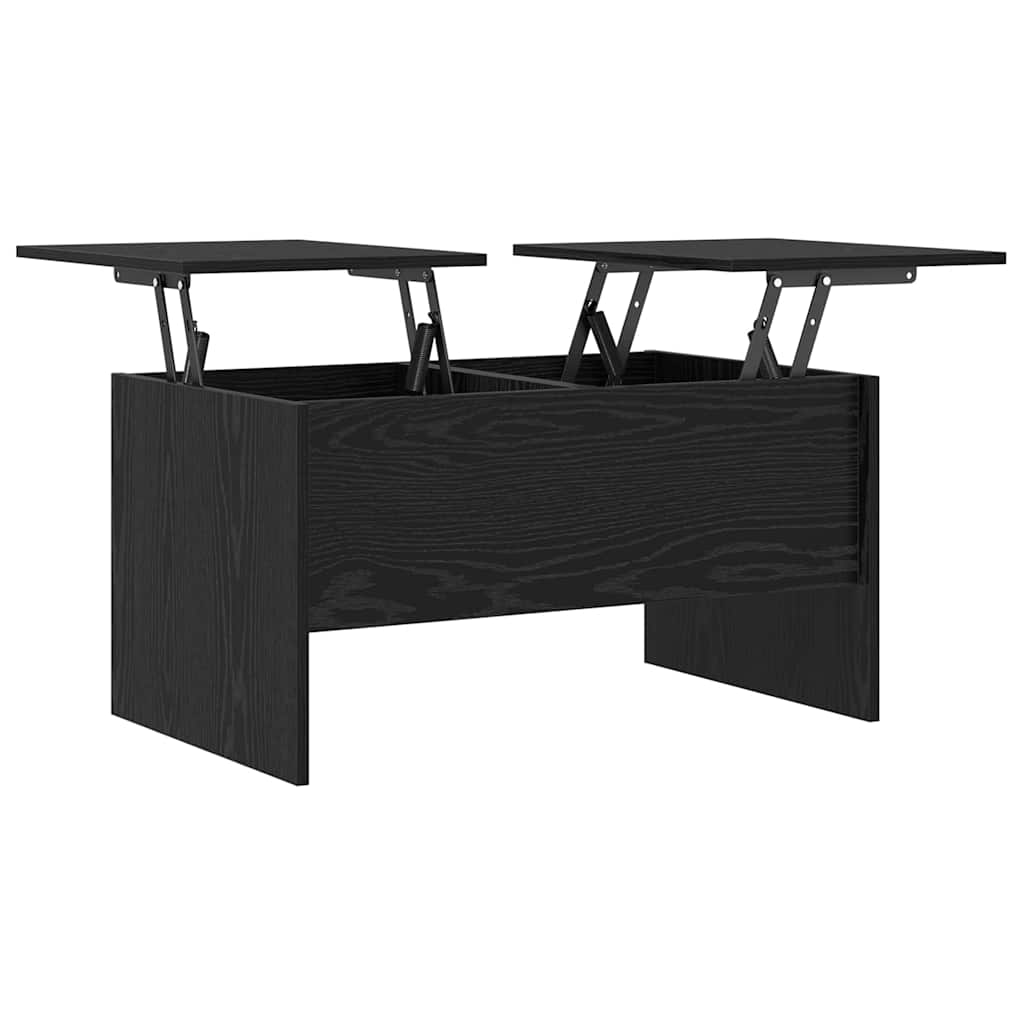 Couchtisch Schwarze Eiche 80 x 50,5 x 42,5 cm Holzwerkstoff