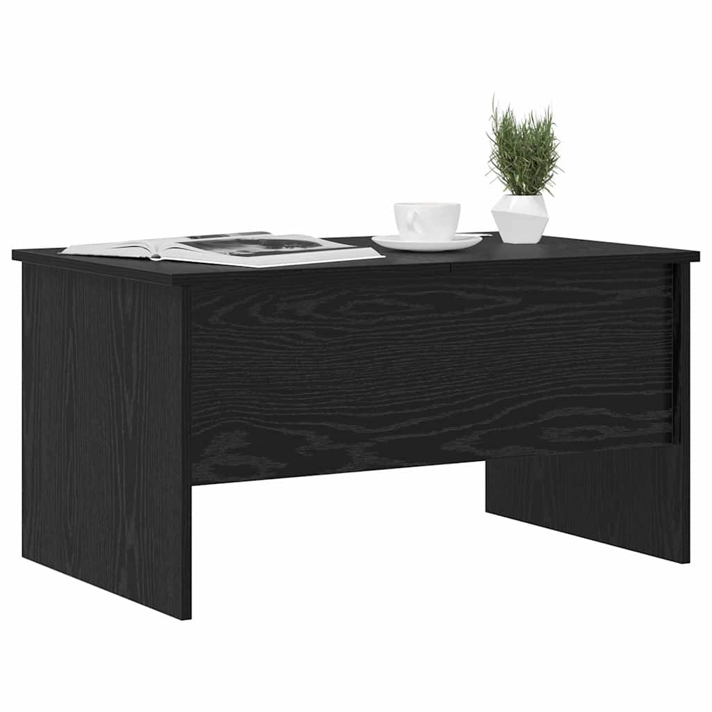Couchtisch Schwarze Eiche 80 x 50,5 x 42,5 cm Holzwerkstoff