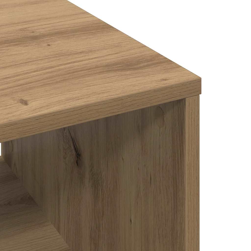 Couchtisch Eiche handwerklich 60 x 50 x 40 cm Holzwerkstoff