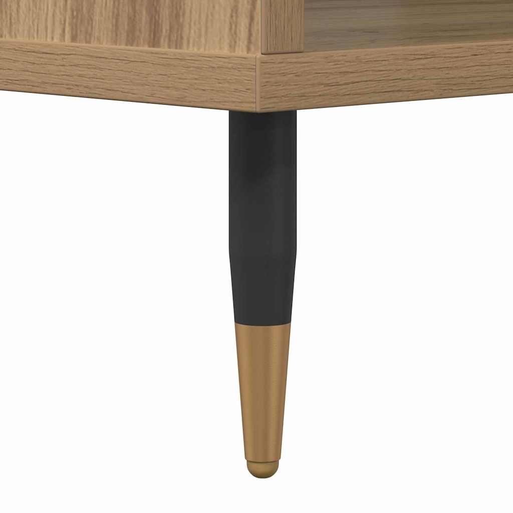 Couchtisch Eiche handwerklich 60 x 50 x 40 cm Holzwerkstoff